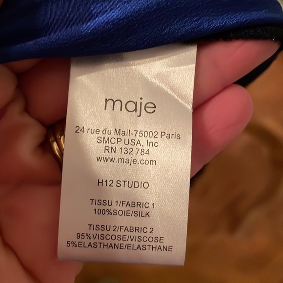 Maje silk dress - Picture 8 of 12